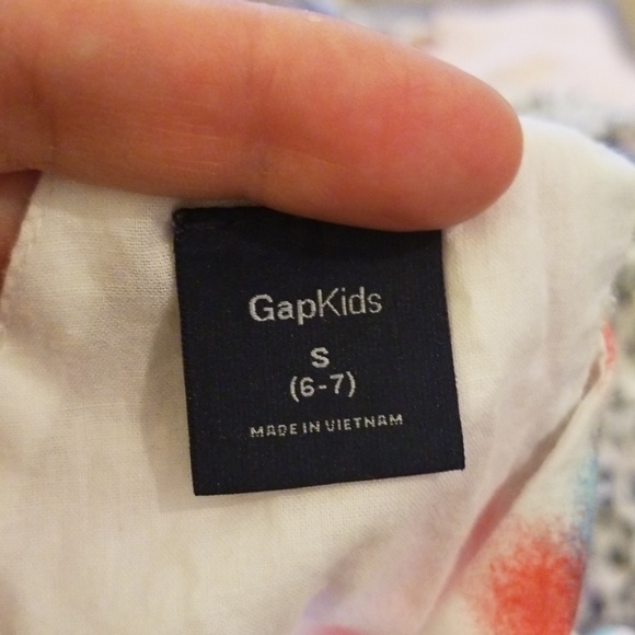 ⛔️SOLD⛔️Gap lined floral zip side dress - Picture 3 of 3